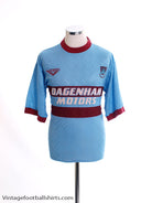 1993-95 West Ham Away Shirt S Football Shirt