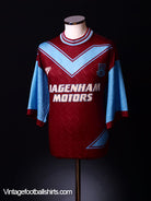 1993-95 West Ham Home Shirt XL Football Shirt