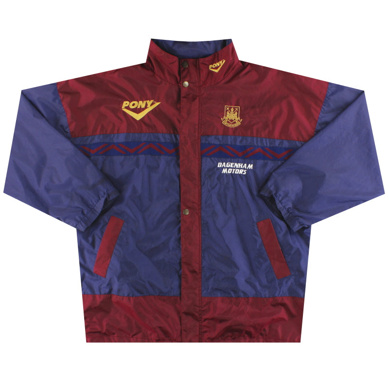 1993-95 West Ham Pony Rain Jacket *Mint* XL Jacket