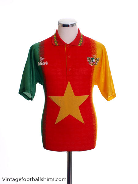 1994-95 Cameroon Home Shirt M Football Shirt