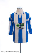 1994-95 Colchester Home Shirt L Football Shirt