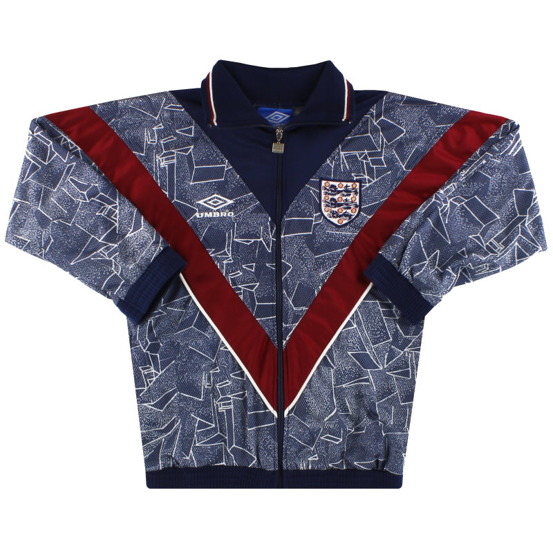 1994-95 England Umbro Track Jacket Y Jacket