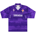 1994-95 Fiorentina Uhlsport Player Issue Home Shirt L/S L Football Shirt