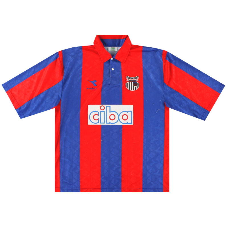 1994-95 Grimsby Town Diadora Away Shirt XL Football Shirt