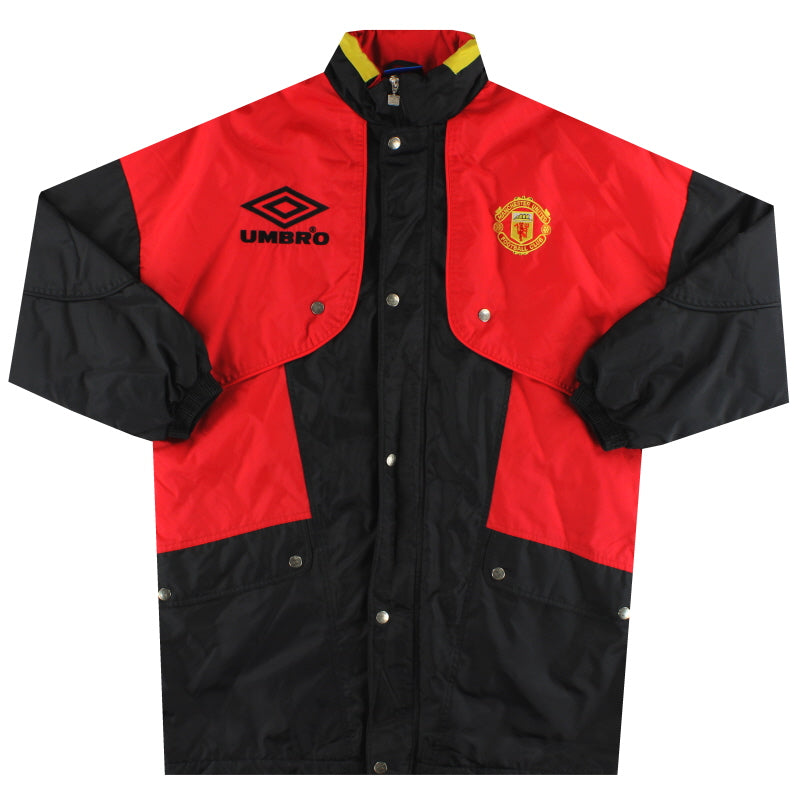 1994-95 Manchester United Umbro Bench Coat *As New* L Jacket