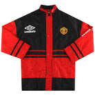 1994-95 Manchester United Umbro Bench Coat *As New* L Jacket