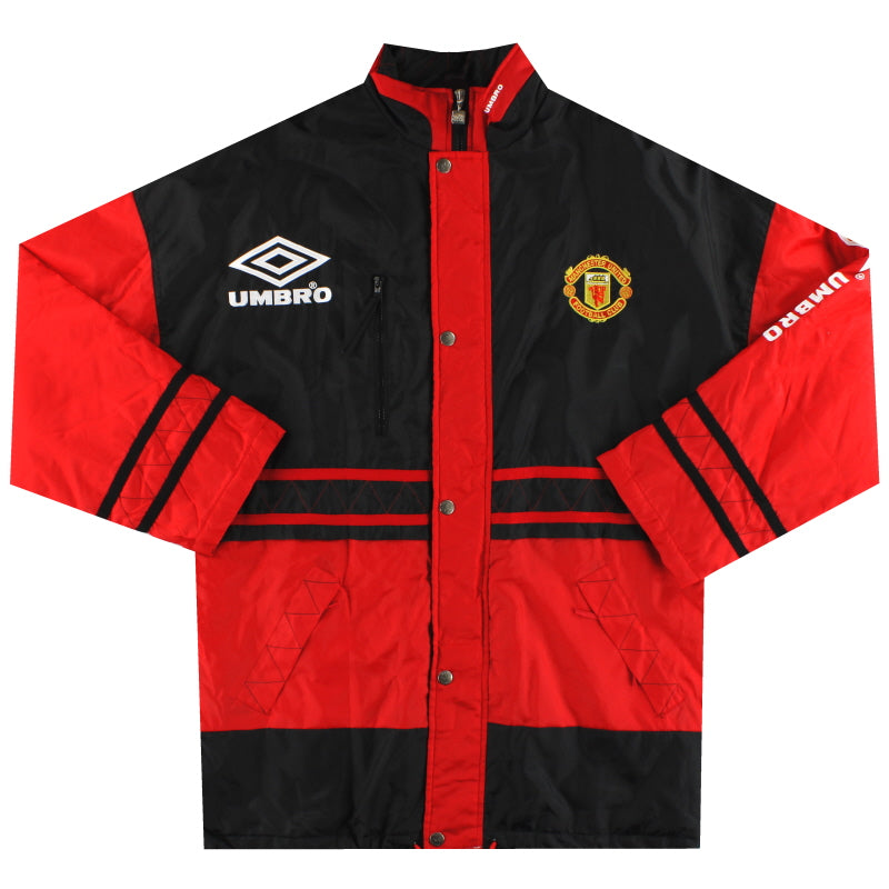 1994-95 Manchester United Umbro Bench Coat *As New* L Jacket