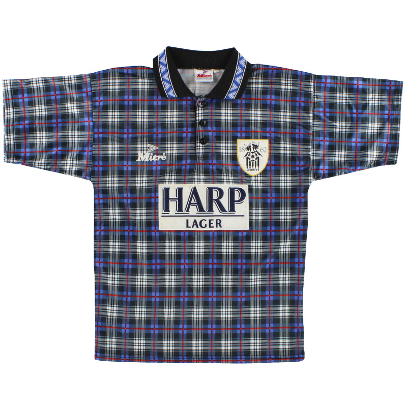 1994-95 Notts County Mitre Away Shirt S Football Shirt