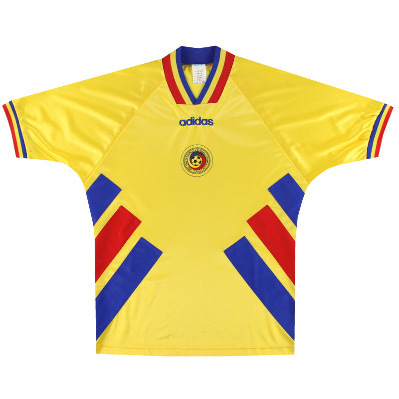 1994-95 Romania adidas Home Shirt L/XL Football Shirt