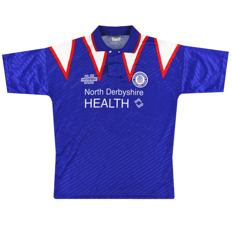 1994-96 Chesterfield Matchwinner Home Shirt L Football Shirt