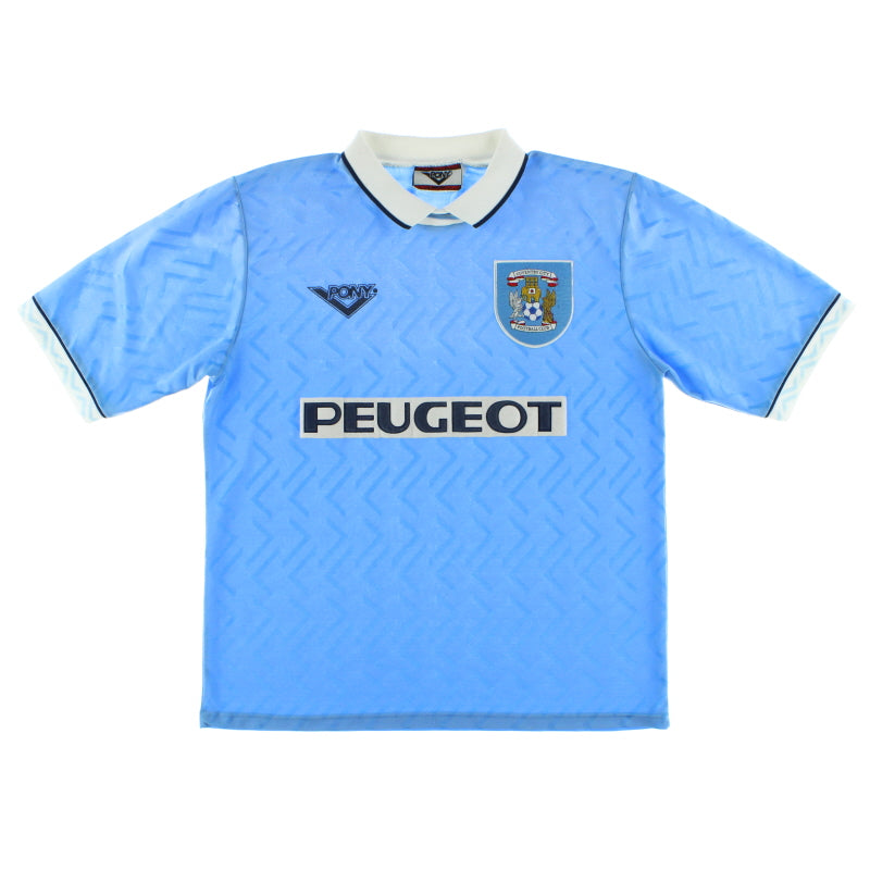 1994-96 Coventry Home Shirt L Football Shirt