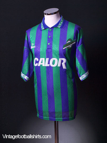 1994-96 Hibernian Away Shirt XL Football Shirt