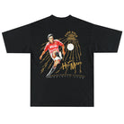 1994-96 Manchester United Umbro Graphic Tee Sharpe #5 XL T-Shirt