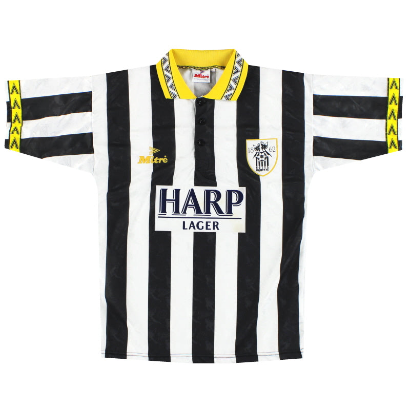 1994-96 Notts County Mitre Home Shirt S Football Shirt