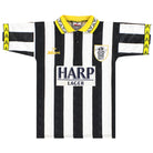 1994-96 Notts County Mitre Home Shirt L.Boys Football Shirt