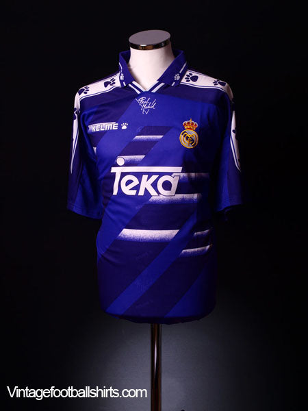 1994-96 Real Madrid Away Shirt L Football Shirt