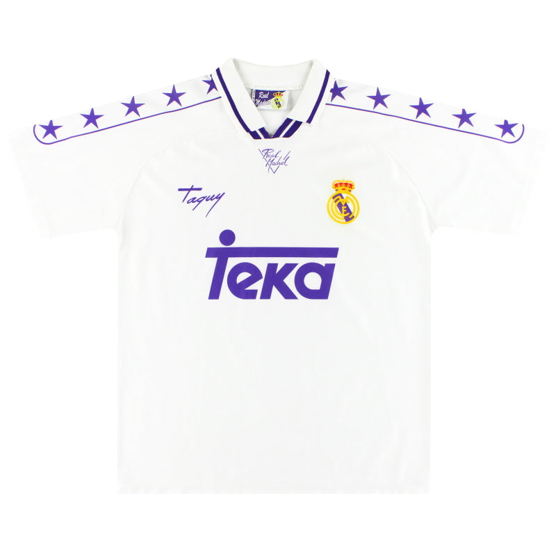 1994-96 Real Madrid Fan Home Shirt L Football Shirt