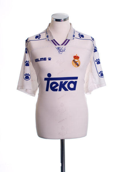 1994-96 Real Madrid Home Shirt XL Football Shirt