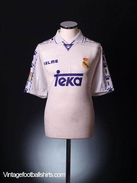 1994-96 Real Madrid Home Shirt XL Football Shirt