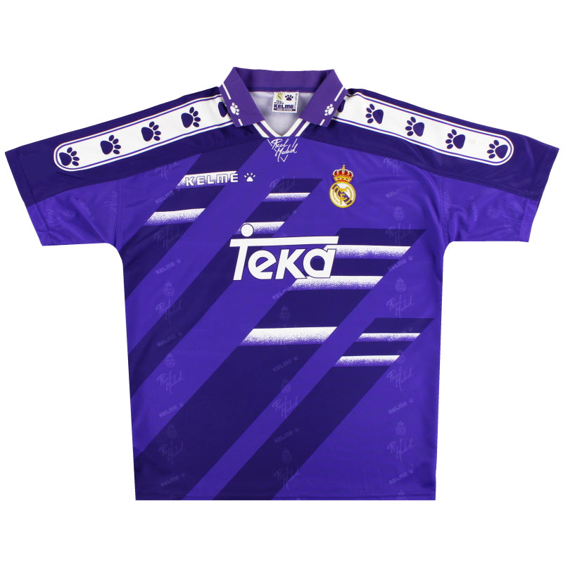 1994-96 Real Madrid Kelme Away Shirt XXL Football Shirt