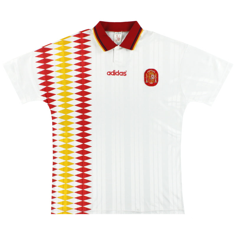 1994-96 Spain adidas Away Shirt L Football Shirt