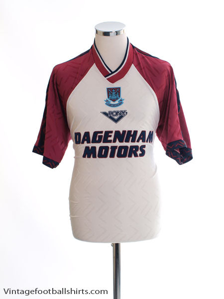 1994-96 West Ham Third Shirt M Football Shirt