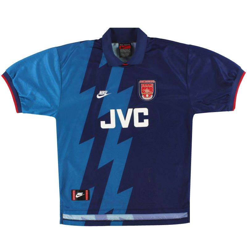 1995-96 Arsenal Nike Away Shirt L Football Shirt