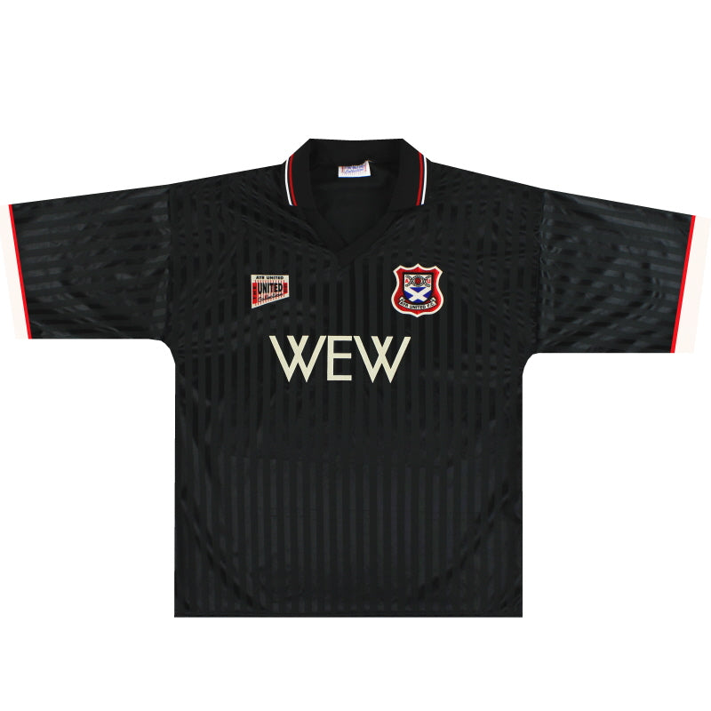 1995-96 Ayr United Home Shirt L Football Shirt