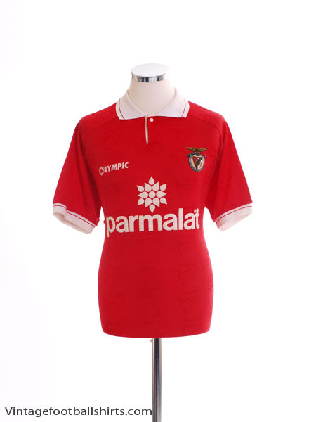 1995-96 Benfica Home Shirt L Football Shirt