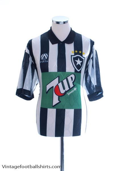 1995-96 Botafogo Home Shirt #9 L Football Shirt