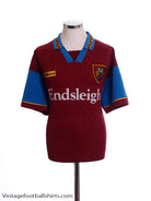 1995-96 Burnley Home Shirt L Football Shirt