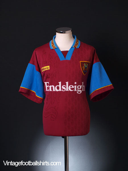 1995-96 Burnley Home Shirt XL Football Shirt