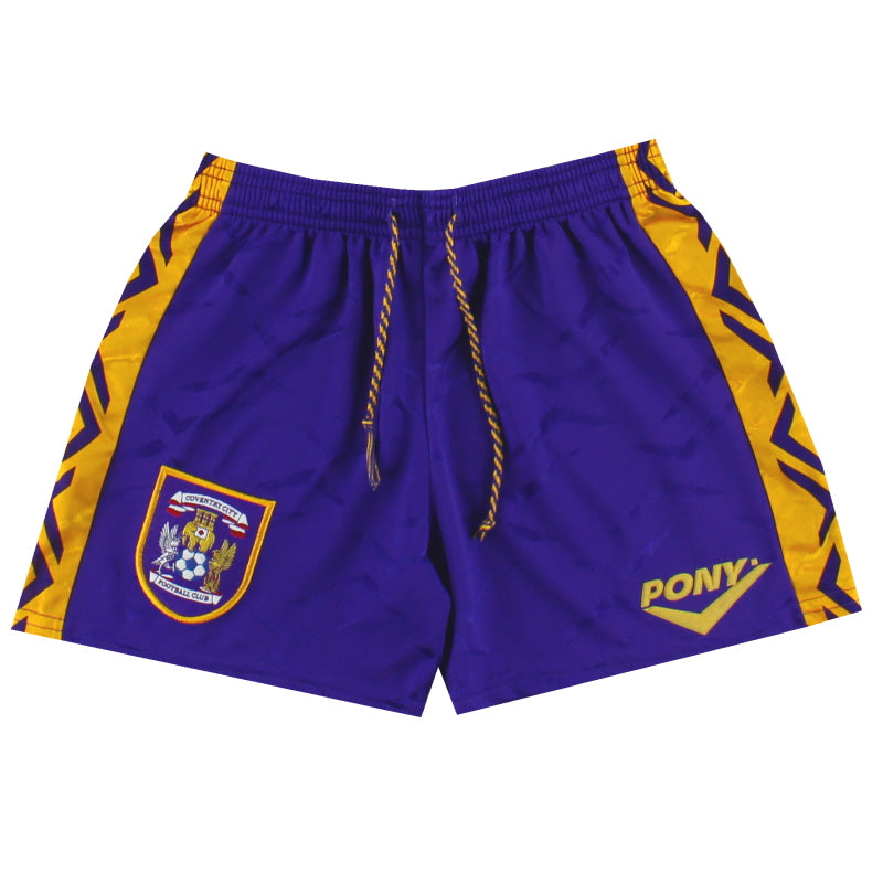 1995-96 Coventry City Pony Away Shorts S.Boys Football Shorts