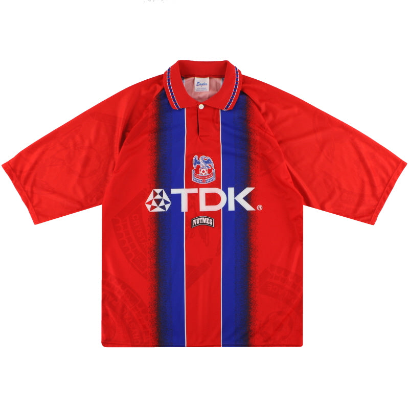 1995-96 Crystal Palace Home Shirt *Mint* L Football Shirt