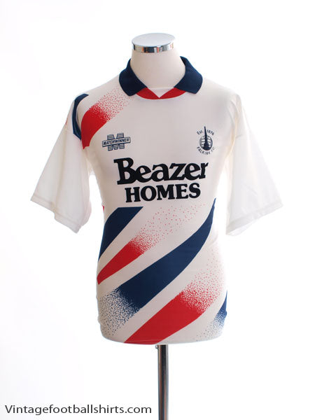 1995-96 Falkirk Away Shirt M Football Shirt