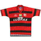 1995-96 Flamengo Umbro Centenary Home Shirt L Football Shirt