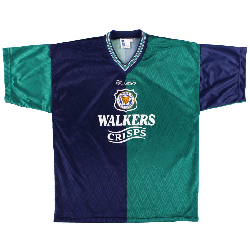 1995-96 Leicester Fox Leisure Third Shirt *As New* M Football Shirt