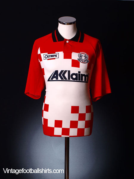 1995-96 Leyton Orient Home Shirt XL Football Shirt