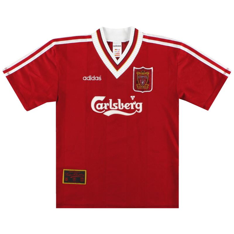 1995-96 Liverpool adidas Home Shirt SS Football Shirt