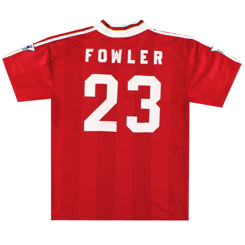 1995-96 Liverpool adidas Home Shirt Fowler #23 XL Football Shirt