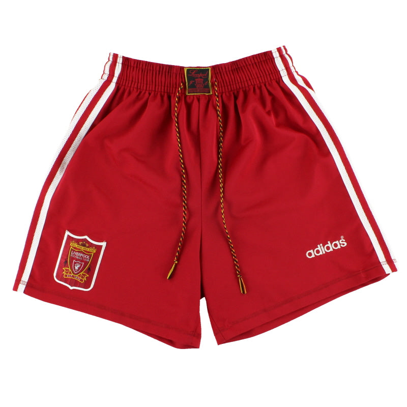 1995-96 Liverpool adidas Home Shorts S Football Shorts