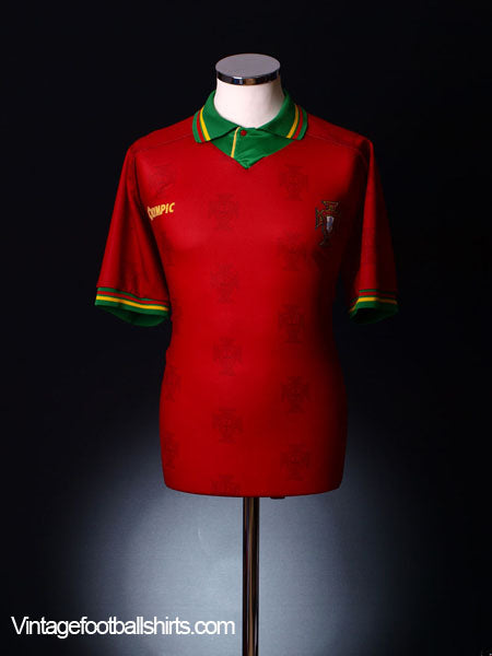 1995-96 Portugal Home Shirt L Football Shirt