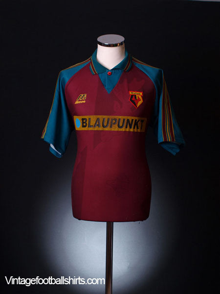 1995-96 Watford Away Shirt M Football Shirt