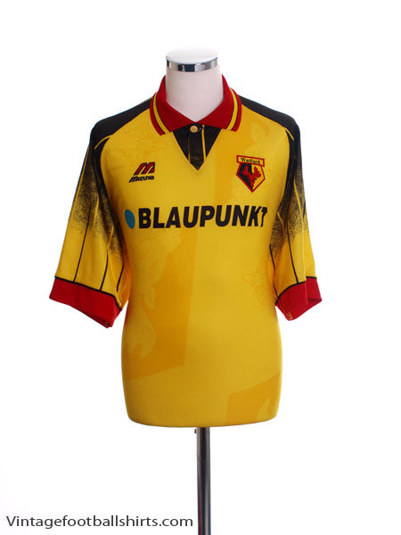 1995-96 Watford Home Shirt L Football Shirt