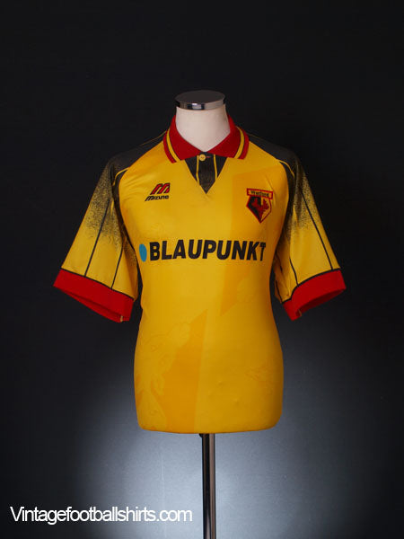 1995-96 Watford Home Shirt *Mint* M Football Shirt