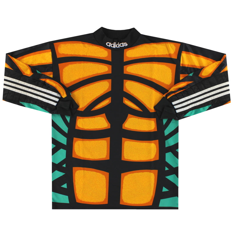 1995-97 adidas Template Goalkeeper Shirt #1 *Mint* S Football Shirt