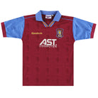 1995-97 Aston Villa Reebok Home Shirt L.Boys Football Shirt