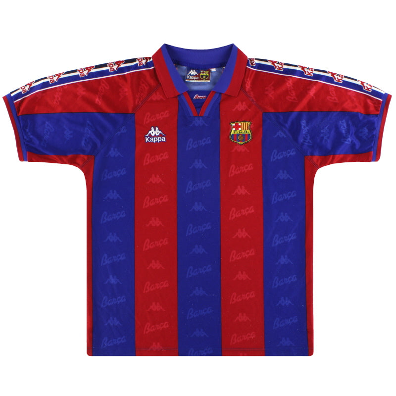 1995-97 Barcelona Kappa Home Shirt *Mint* XL Football Shirt