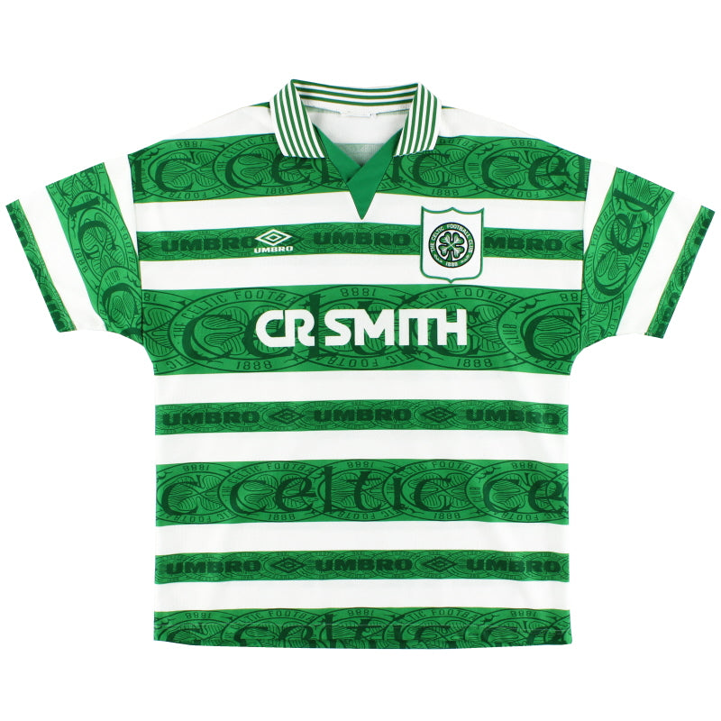 1995-97 Celtic Umbro Home Shirt XL Football Shirt