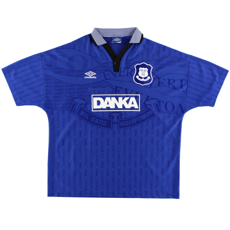 1995-97 Everton Umbro Home Shirt XL Football Shirt